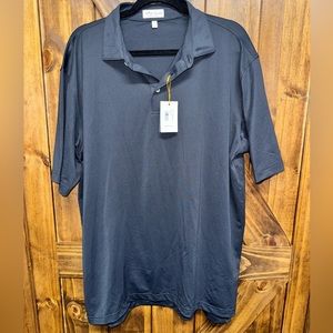 NEW! Peter millar black, polo, xl